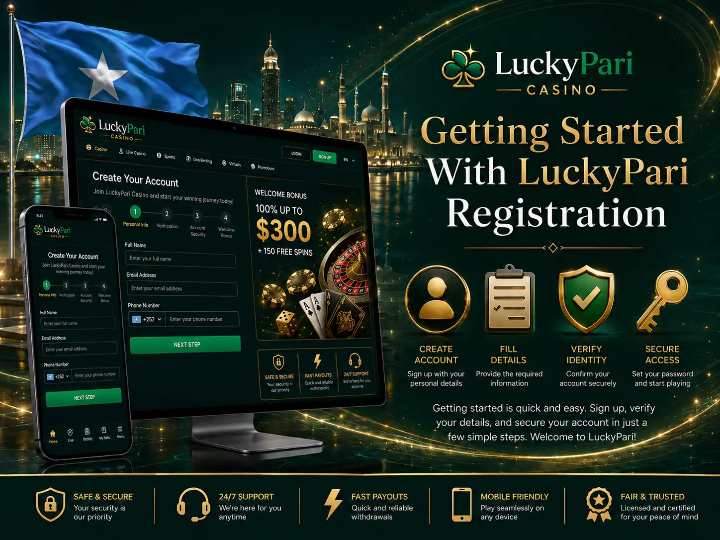 Getting Started With LuckyPari Registration