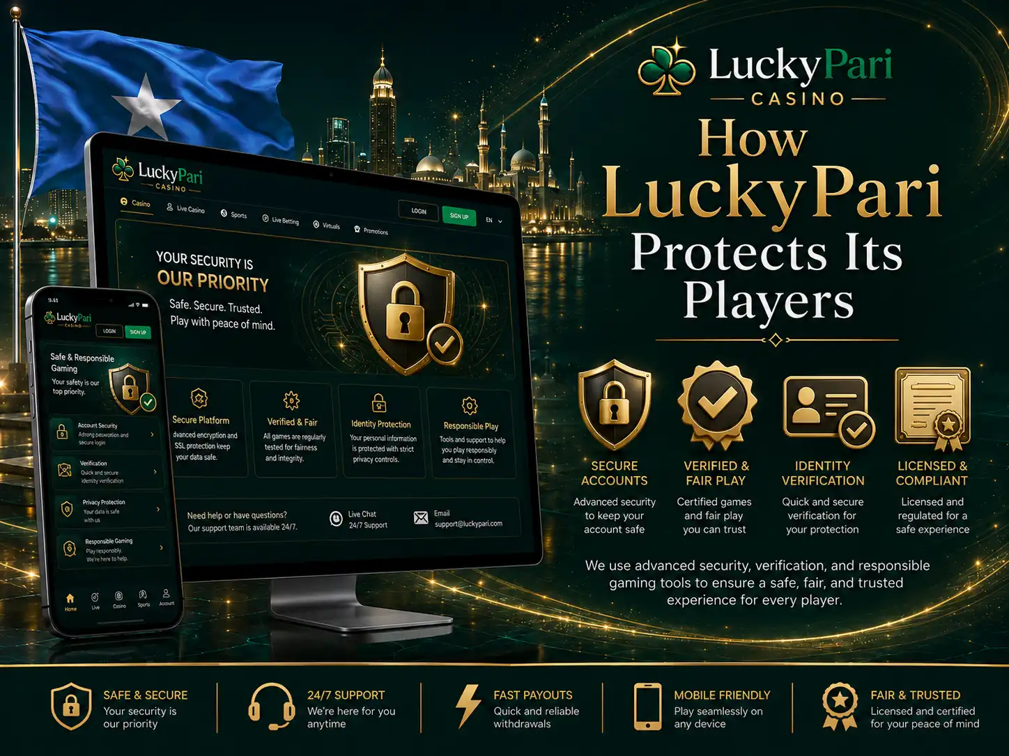 How LuckyPari Protects Its Players